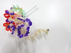 アンティーク　つまみ細工　簪